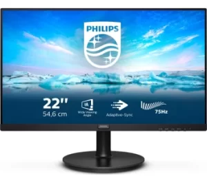 Image of Philips 22" 222V8LA Full HD LED Monitor