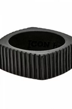 Image of Icon Brand Jewellery Time Squared Ring JEWEL P1062-R-BLK-MED