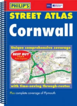 Image of Philips Street Atlas Cornwall Book