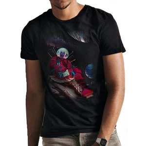 image of Deadpool - In Space Mens Large T-Shirt - Black