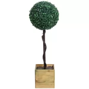 image of Gardenwize N Solar Single Bay Ball Tree In Pot