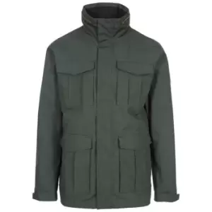 Image of Trespass Mens Rainthan Waterproof Jacket (L) (Olive)