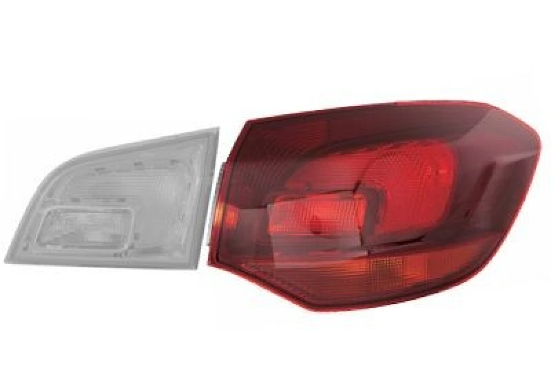 Image of VAN WEZEL 3751936 Rear light Outer section, without bulb holder, Right Combination Rearlight (391)