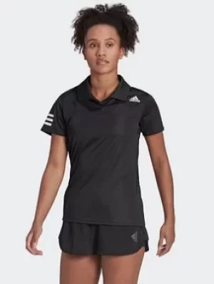 Image of adidas Club Tennis Polo Shirt, Black Size XL Women