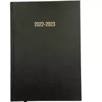 image of ValueX Academic A4 Week To View Diary 2022/2023 - Black