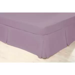 Image of Belledorm 200 Thread Count Fitted Sheet, King , Misty Rose