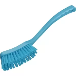 406MM Prof' Stiff Poly' Left Handed Hand Brush Blue