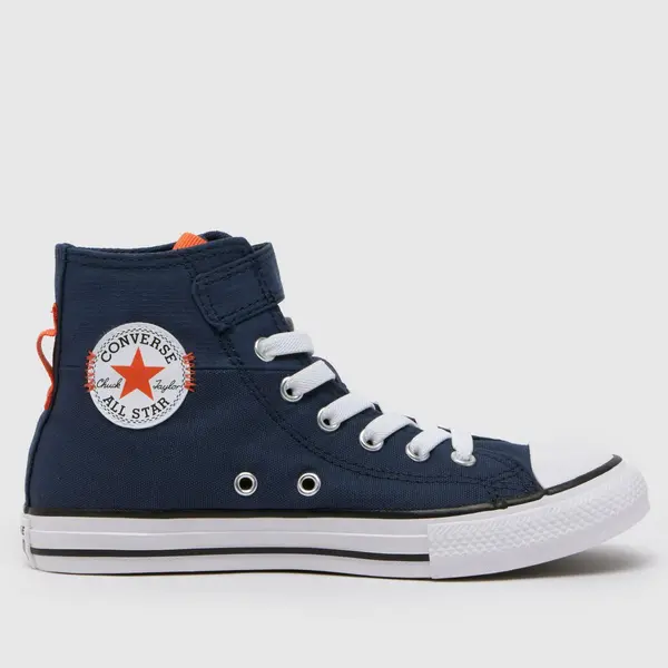 Image of Converse navy all star hi 1v Boys Junior trainers Navy UK 13 (EU 31½)