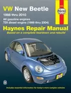 Image of volkswagen new beetle tdi haynes repair manual usa