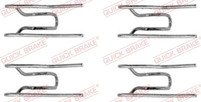 Image of QUICK BRAKE Brake pad fitting kit QUICK BRAKE 109-1152