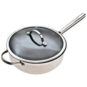Image of Denby New Shape S S 18 10 26Cm Saute Pan With Teflon Coating