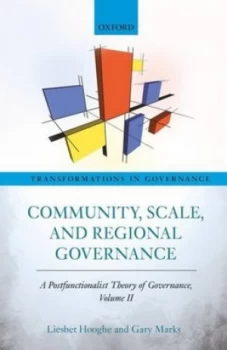 Image of Community Scale and Regional Governance by Liesbet Hooghe Hardback