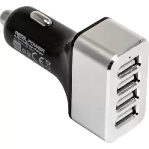 image of RealPower 176636 176636 USB charger Car Max. output current 2400 mA 4 x USB