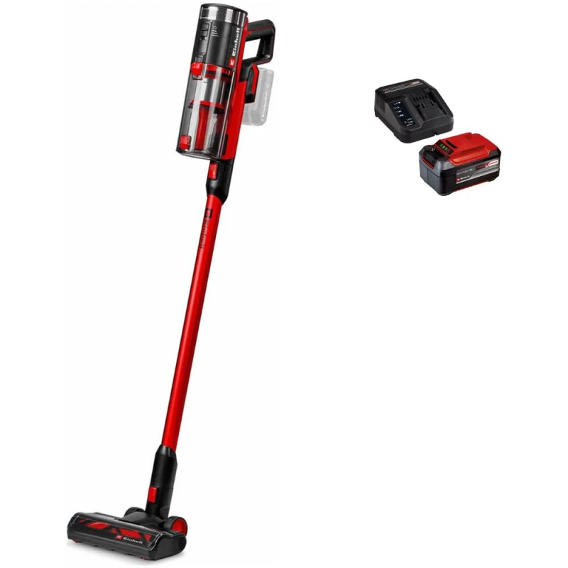 Image of Einhell TE-SV 18/270 Li BL 18v Cordless Brushless Stick Vacuum Cleaner 1 x 5.2ah Plus Li-ion Charger TE-SV 18/270 Li BL