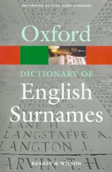 Image of A Dictionary of English Surnames by Reaney Paperback