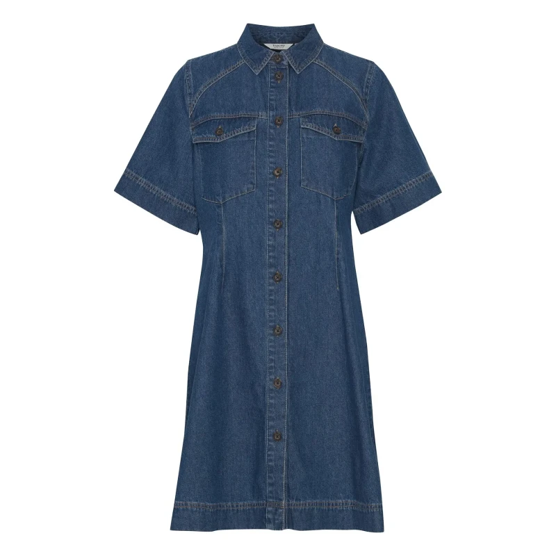 Image of b.Young Womens denim dress b.young Kolpa Bleu Female 34