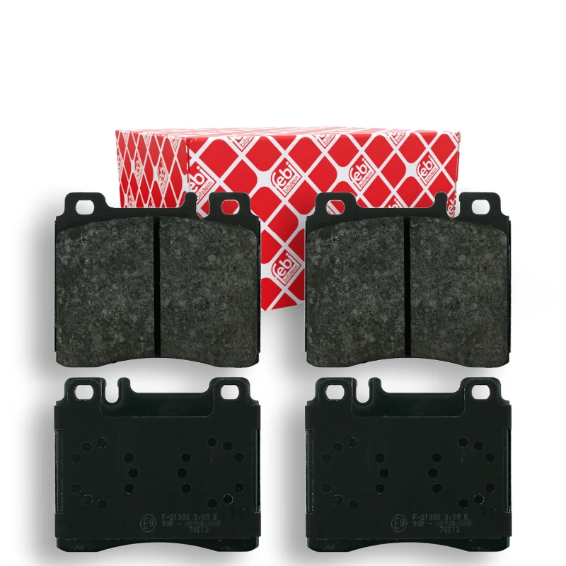 Image of FEBI BILSTEIN 16096 Brake pad set Front Axle, prepared for wear warning indicator Brake Pad Set,disc brake (402)