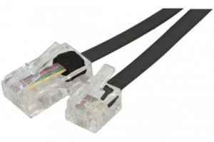 EXC 5m Telephone Cable RJ11 to RJ45 Black