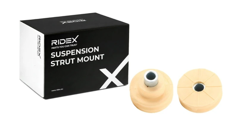 Image of RIDEX 1180S0909 Top strut mount Lower, without bearing Suspension Strut Support Bearing (1180)
