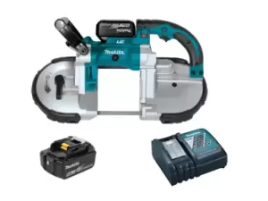 image of Makita DPB180RTE 18v 2x5Ah LXT Portable Bandsaw Kit