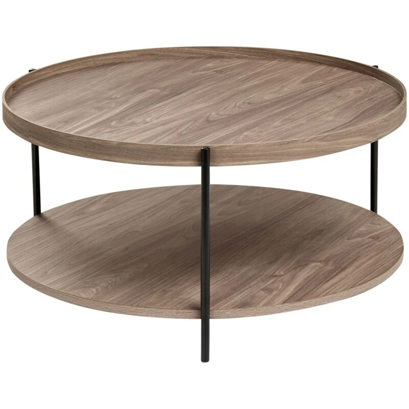 Image of Beliani Coffee Table Lander Dark Brown