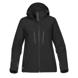 image of Stormtech Womens Patrol Technical Softshell Jacket (L) (Black/ Carbon)