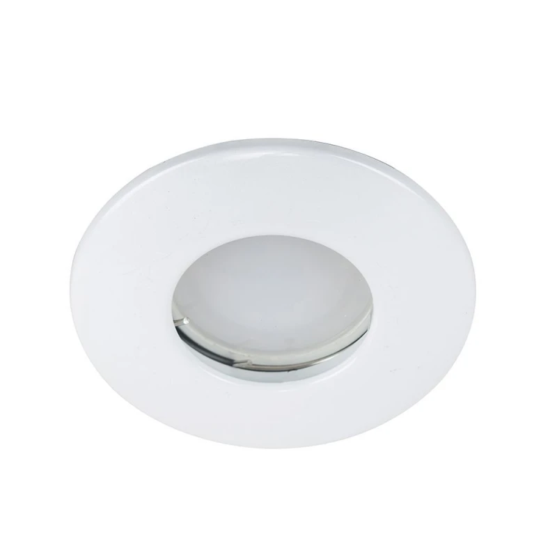 Image of ValueLights ValueLights Downlight Fire Rated IP65 Ceiling Light Fitting 10 Pack With Cool White Bulbs White One Size Unisex 5059406055874