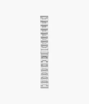 Image of Fossil Men 22mm Three-Row Stainless Steel Bracelet