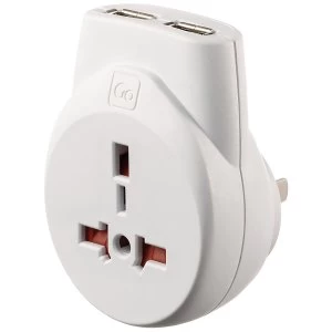 image of Go Travel Transworld Adaptor and USB Charger