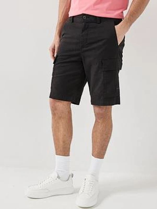 Image of Boss Sisla Relaxed Cargo Shorts Black 30W
