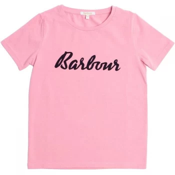 Image of Barbour Girls Rebecca T-Shirt - VintageRosePI34