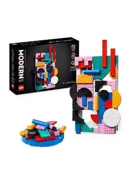 image of Lego Art Modern Art Colourful Abstract Wall Canvas Set 31210