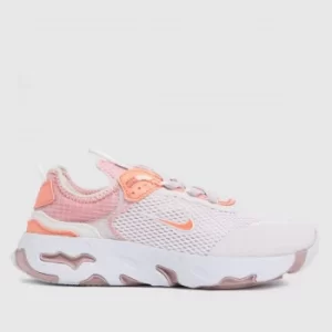 Image of Nike Lilac React Live Trainers Junior