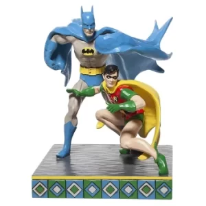 Image of DC Comics By Jim Shore Batman And Robin Figurine