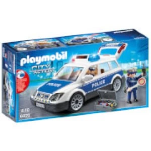 image of Playmobil City Action Squad Car with Lights and Sound (6920)