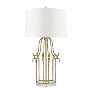 image of Stella 1 Light Table Lamp Gold, E27