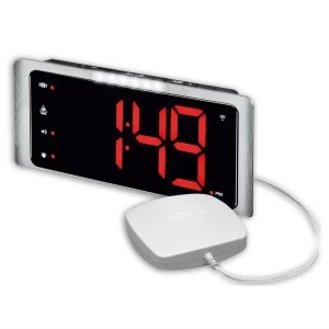 image of Amplicomms TCL 410 Extra Loud Jumbo Alarm Clock with Vibration Pad