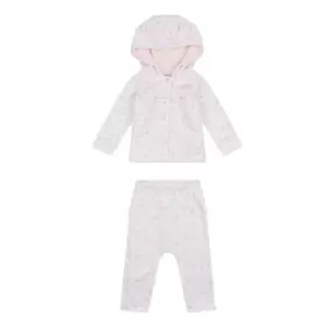 image of Elle Frill Sweat Set Bb99 - White