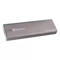 Image of Silverstone MS11C External M.2 PCIe NVMe SSD Enclosure, USB 3.1 Type C