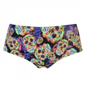 Image of Speedo Digital 14cm Briefs Mens - Black/Red