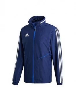 image of Adidas Mens Tiro 3S Hooded Jacket - Navy