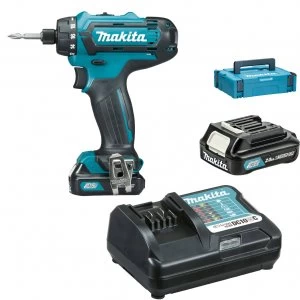 image of Makita DF031 10.8v Cordless CXT Drill Driver 2 x 2ah Li ion Charger Case