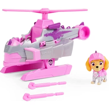 Image of Paw Patrol Rescue Knights Deluxe Vehicle - Skye