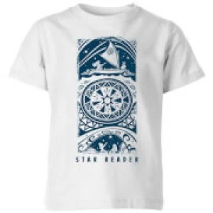 image of Moana Star Reader Kids T-Shirt - White - 11-12 Years