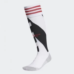 Image of adidas Manchester United Third Socks 2020 2021 - White/Black