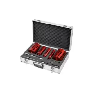 image of Spectrum MS5 PRO 5 Piece Diamond Core Drill Set In Robust Case