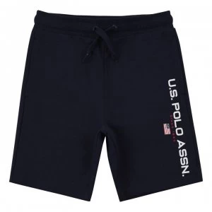 image of US Polo Assn Fleece Sport Short Junior Boys - Navy