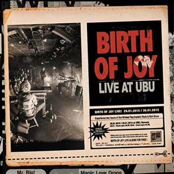 Image of Birth of Joy - Live at Ubu CD