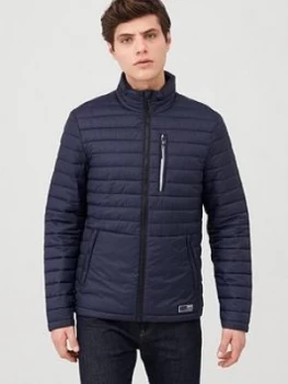 Image of Superdry Packaway Fuji Padded Jacket - Navy, Size 2XL, Men