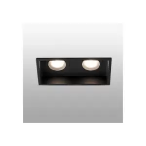 image of Hyde Recessed Downlight Ceiling Light Black GU10 IP44